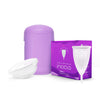 Kit Coletor + Disco Menstrual + Cápsula Esterilizadora - Loja Inciclo