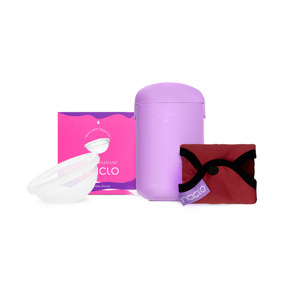 Kit Disco + Absorvente Reutilizável + Cápsula - Loja Inciclo