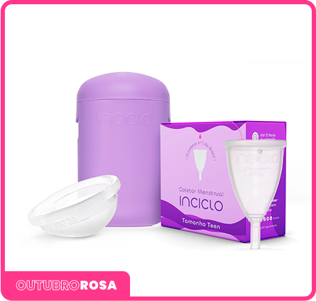 VIP - Kit Coletor + Disco Menstrual - GANHE CÁPSULA ESTERILIZADORA