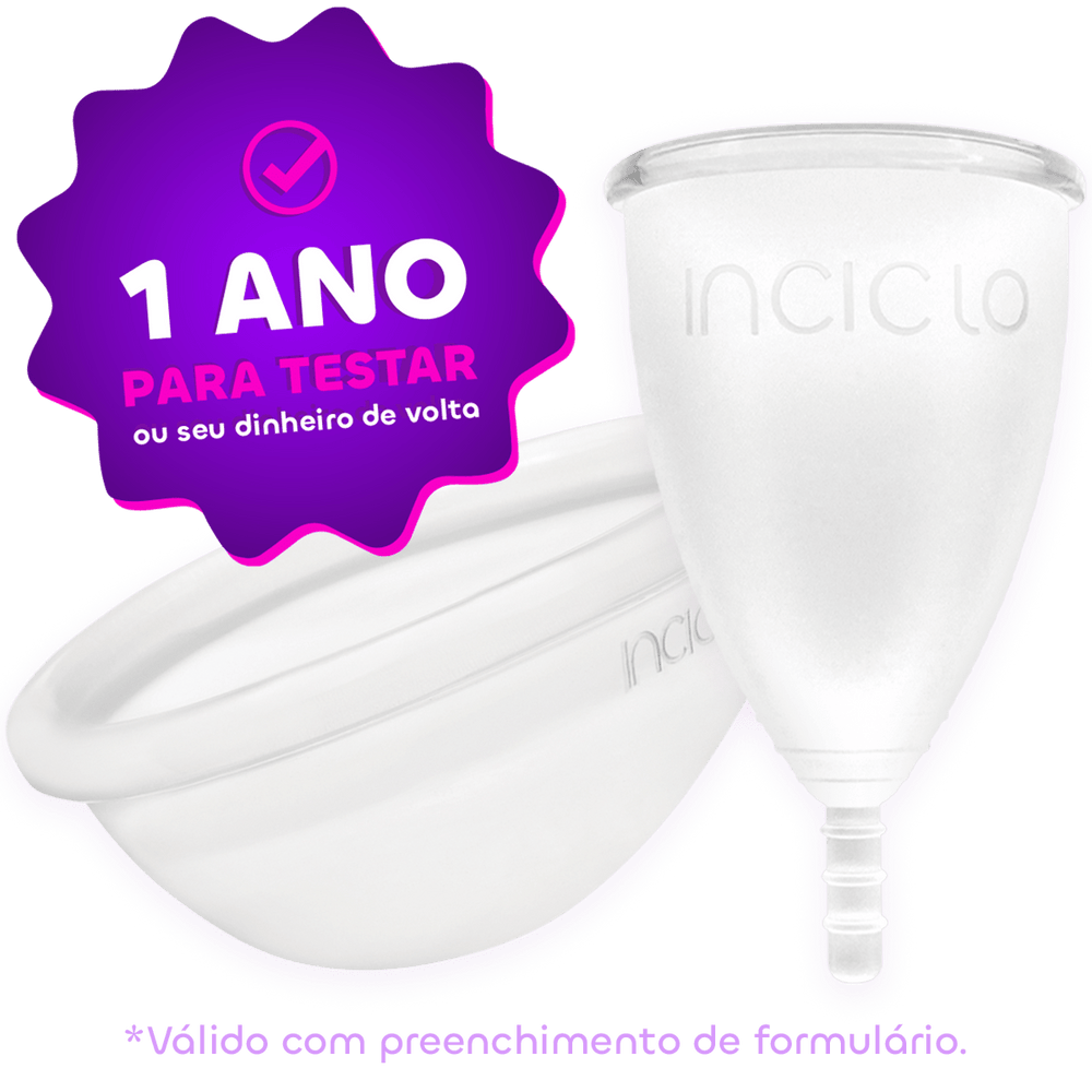 Kit Coletor + Disco Menstrual + Cápsula Esterilizadora - Loja Inciclo